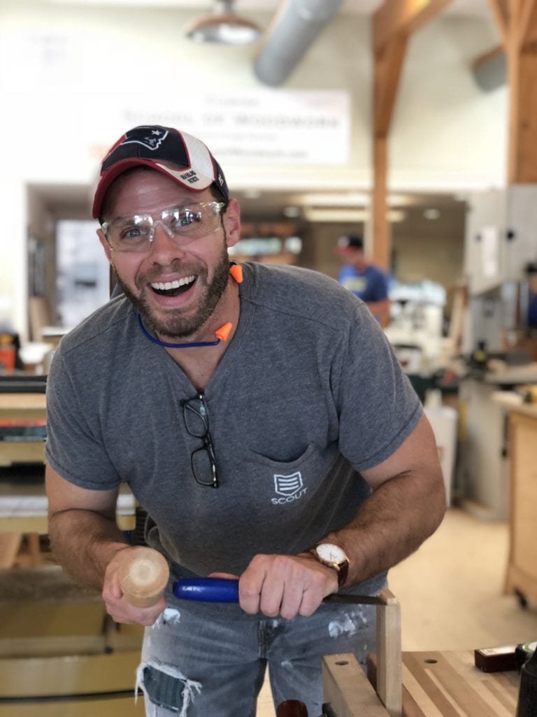 cutting a tenon