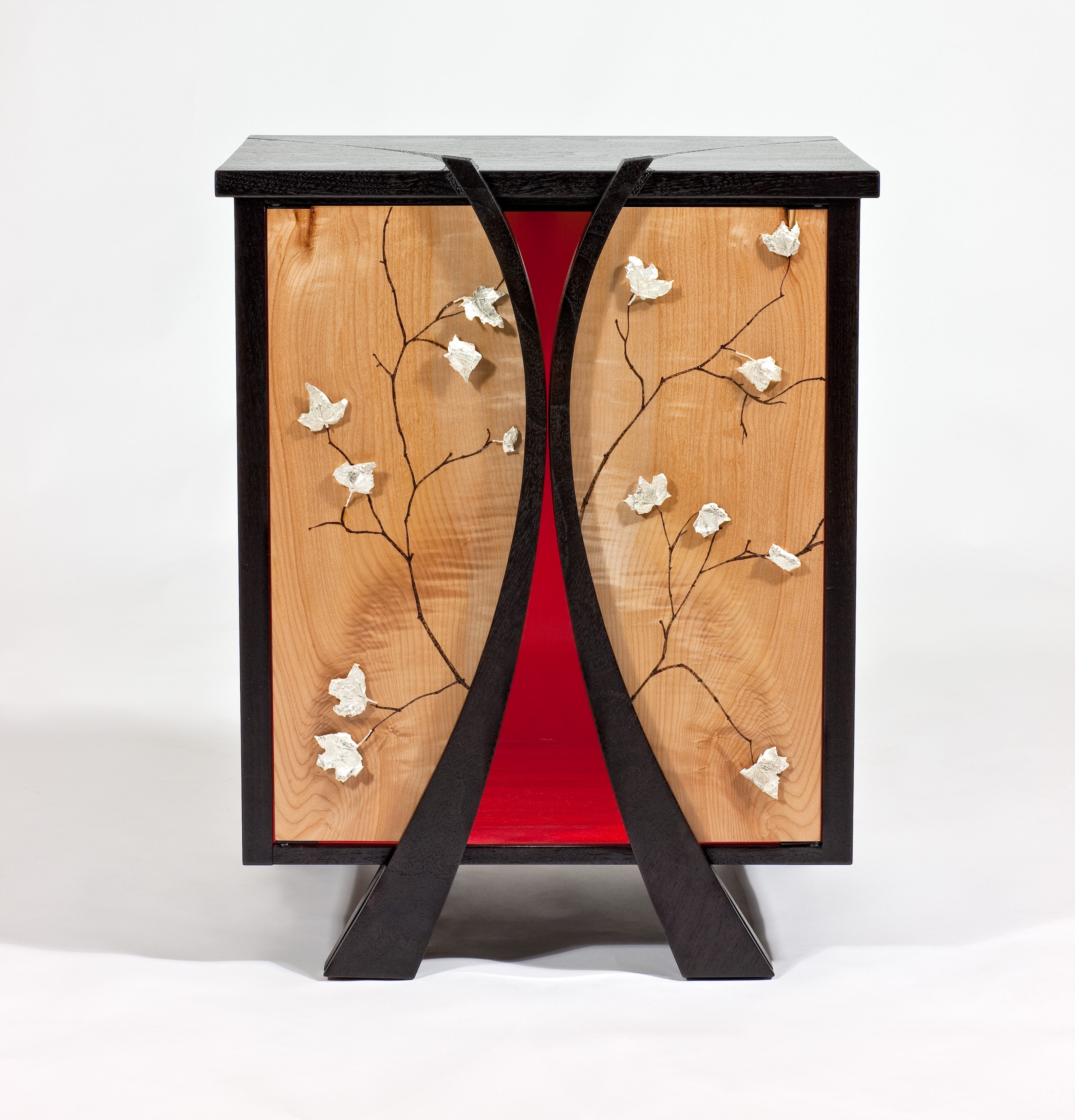 Emperor closed cabinet nightstand cabinet doors