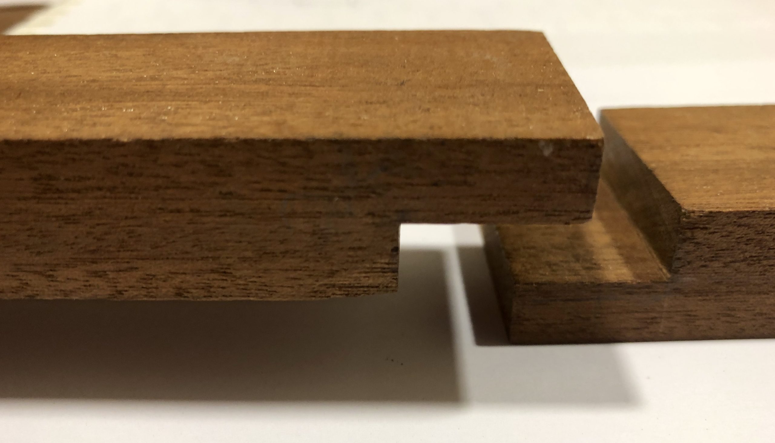 Lap Joint showing rabbets, rabbets, lap joint, joinery, woodworking, wood joints